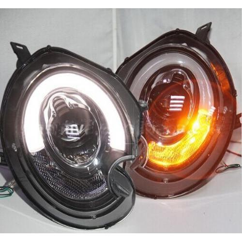 バンパー ランプ 適用: ミニ ヘッドライト LED 2014-2016/2013-2017 DRL ヘッド エンジェル アイ BI キセノン ビーム 2007-2013 BMW ミニ クーパー 2007-2013 HID キセノン AL-OO-0446 AL