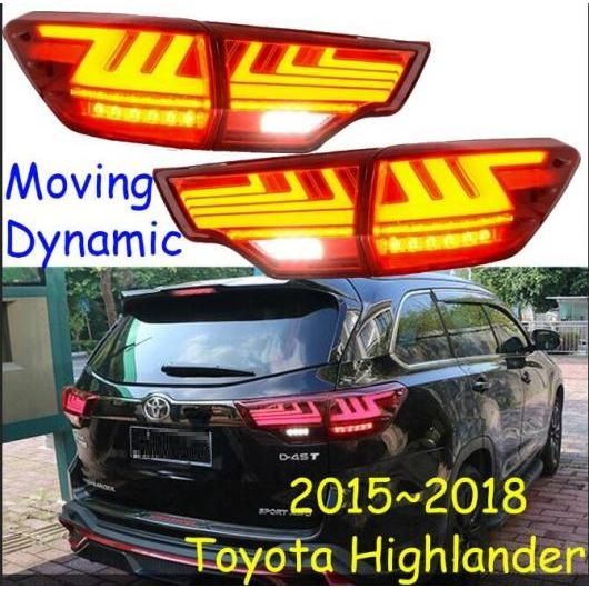 クルーガー バンパー ランプ テール ライト 適用: ハイランダー テールライト 2018 2019 LED フォグ リア モデル2 トヨタ ハイランダー 2018-2019 AL-OO-0449 AL