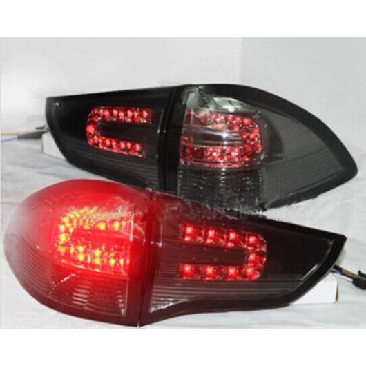 1セット 適用: パジェロ テールライト モンテロ LED 2011-2014 ランプ リア ライト DRL+ブレーキ+パーク+シグナル モデル2スタイル 三菱 パジェロ 2011-2015 AL-OO-0472 AL