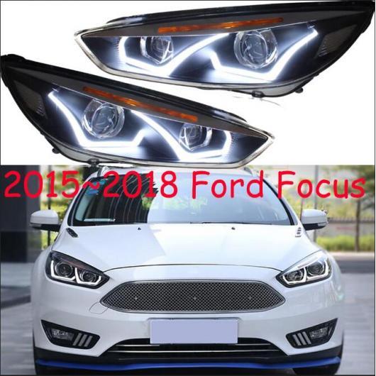 2ピース ヘッド ランプ 適用: フォーカス ヘッドライト LED 2019-2020/2015-2018 DRL デイタイムランニングライト 2015-2017 フォード フォーカス ヘッドライトバルブなし AL-OO-0473 AL