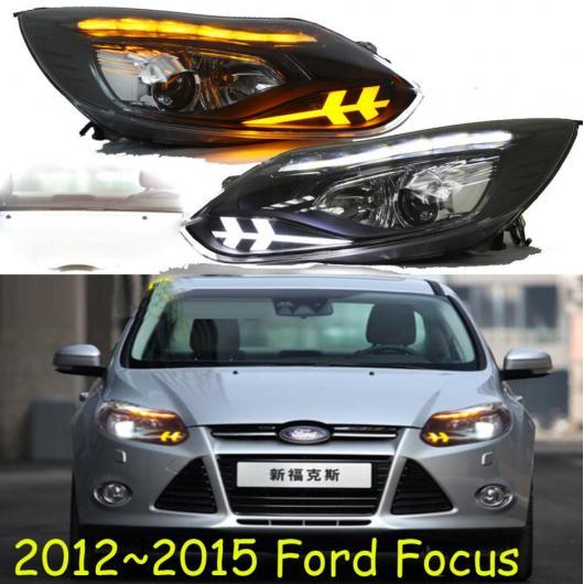ヘッド ランプ ケース 適用: フォーカス ヘッドライト 2009 2010 2011 2012 2013 2014 DRL デイタイムランニングライト 2012-2014 フォード フォーカス バルブ ヘッドライト AL-OO-0494 AL