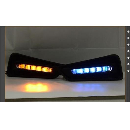 2ピース バンパー ランプ 適用: シティ DRL 2018-2019/2014-2016 デイタイム ライト フォグ ホワイト イエロー B 2018 ホンダ シティ 2018-2019 AL-OO-0499 AL