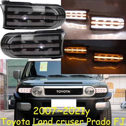 バンパー ヘッドランプ トヨタ ランドクルーザー FJ ヘッドライト 2007-2021 オールインLED DRL プラド ホワイト イエロー トヨタ シエナ 2007-2021 LED AL-OO-0559 AL