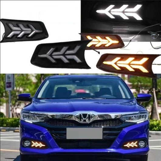 1セット バンパー フォグランプ 適用: クライダー デイタイム ライト LED DRL 2018 2019 デイタイムランニングライト フォグライト ホワイト イエロー ホンダ クライダー 2018-2019 AL-OO-0586 ALの通販は