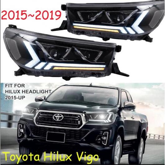 2015-2019 バンパー ヘッド ライト 適用: レボ ハイラックス ヴィーゴ ヘッドライト LED DRL HID キセノン フォグ ヘッドランプ タイプ001 トヨタ ヴィーゴ レボ 2015-2019 LED AL-OO-0719 AL