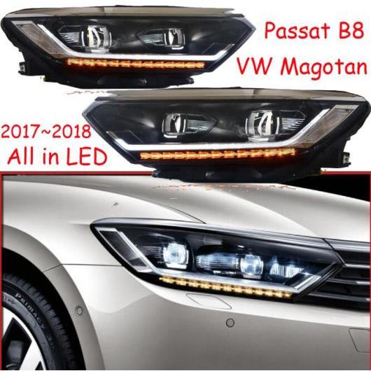 2017-2019 バンパー ヘッド ライト 適用: マゴタン パサート B8 ヘッドライト クルーザー オール LED フォグ ヘッドランプ タイプ001 VW パサート マゴタン B8 2017-2019 HID LED AL-OO-0753 AL