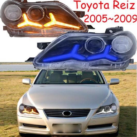 2005-2009 バンパー ヘッド ライト 適用: トヨタ レイツ/マークX ヘッドライト マーク X LED DRL マークX フォグ ヘッドランプ タイプ001 トヨタ レイツ/マークX 2005-2009 AL-OO-0766 AL