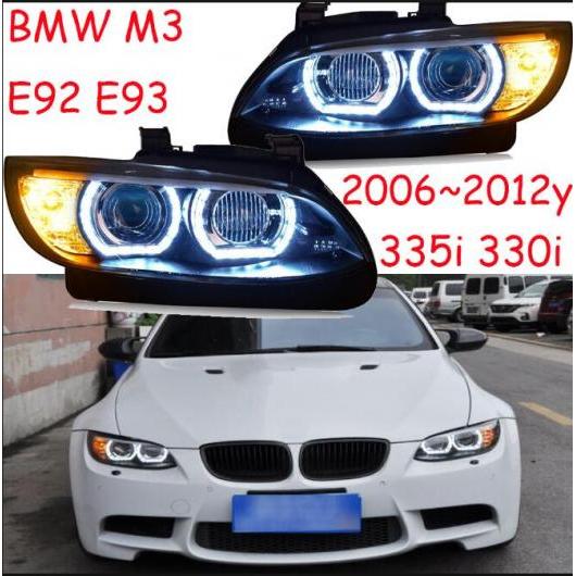 2006-2012 バンパー ヘッド ライト 適用: BMW M3 E92 E93 ヘッドライト 335i 330i LED DRL HID キセノン フォグ ヘッドランプ 1セット 2ピース BMW E92 E93 2006-2012 AFS機能 AL-OO-0771 AL