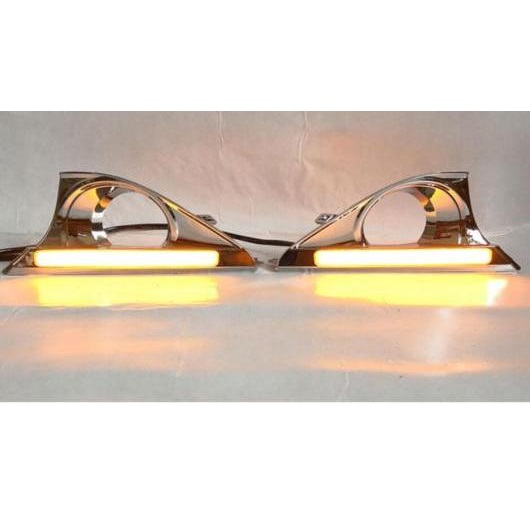 2012-2014 バンパー ランプ 適用: トヨタ カムリ デイタイム ライト オーリオン LED DRL ヘッドライト フォグ ホワイト イエローターン トヨタ カムリ 2012-2014 AL-OO-0773 AL