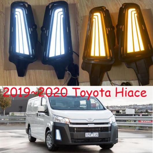 2019-2020 トヨタ ハイエース デイタイム ライト LED DRL ヘッドライト フォグ タイプ001 トヨタ ハイエース ホワイト イエロー 2019-2020 AL-OO-0775 AL