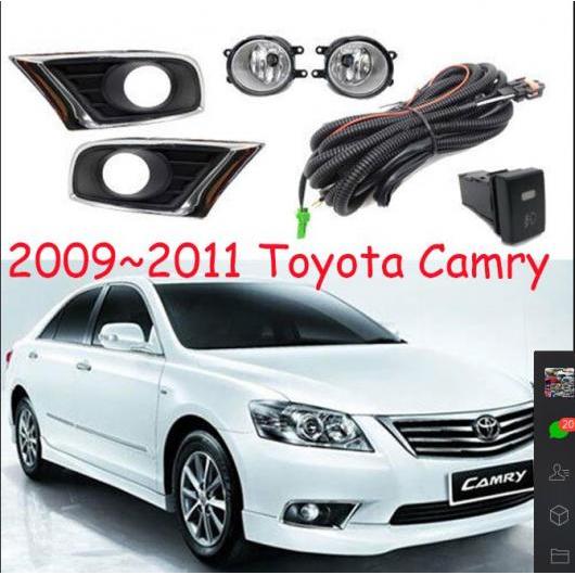 1セット バンパー ヘッドライト 適用: カムリ フォグライト オーリオン 2009-2011 ハロゲン バルブ 4300K ワイヤー ハーネス ヘッドランプ タイプ001 トヨタ カムリ 2009-2011 ハロゲンバルブ AL-OO-0777 ALの通販は
