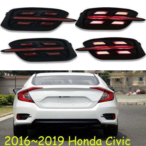 テールライト 適用: ホンダ シビック 2016-2019 LED DRL デイタイム ランニング ライト ヘッドライト モデル1スタイル ホンダ シビック 2の通販は