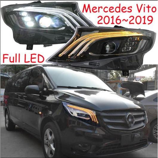バンパー ランプ 適用: メルセデス ベンツ ヴィト ヘッドライト 2016 2017 2019 ライト LED デイタイム ランニング 2ピース ベンツ ヴィト 2016-2019 LED ライト AL-OO-0812 AL