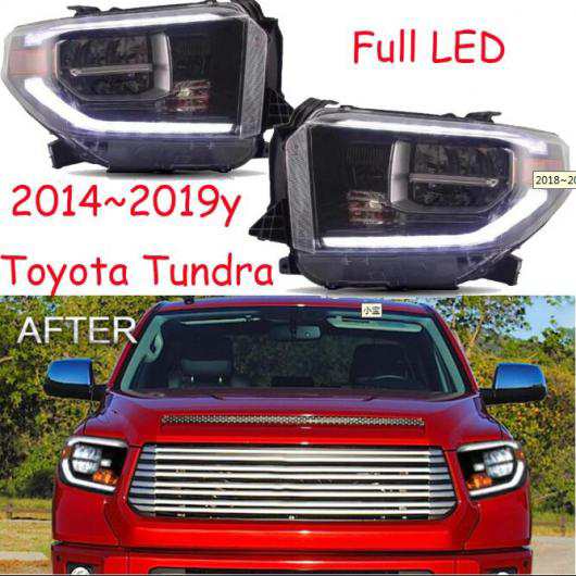 バンパー ヘッドランプ 適用: タンドラ ヘッドライト プラグ プレイ 2014-2019 LED DRL デイタイム ライト フォグランプ モデル2スタイル トヨタ タンドラ 2014-2019 LED バルブ AL-OO-0815 ALの通販は