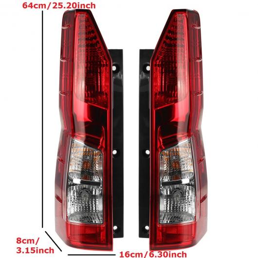 リア 左 右 LED テール ブレーキ ストップ ライト ランプ 適用: トヨタ ハイエース バス 2019 2020 2021 レッド クリア 装飾 左 右 AL-OO-0875 AL 48,546円