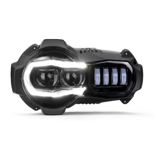 R1200GS LED ヘッドライト 適用: BMW R1200GSA R 1200 GS ADV アドベンチャー LED ヘッドライト ライト アセンブリ ヘッドランプ オイル クーラー E9 ヘッドライト AL-OO-1011 AL