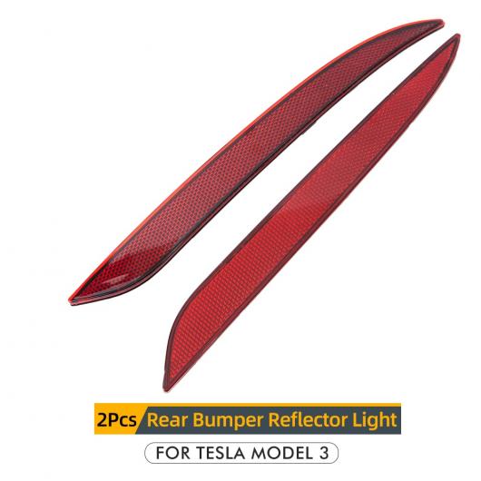 モデル3 LED バンパー ライト リア フォグランプ 適用: テスラ/TESLA モデル 3 2021 アクセサリー リフレクター リア バンパー 反射 レンの通販は 10,155円