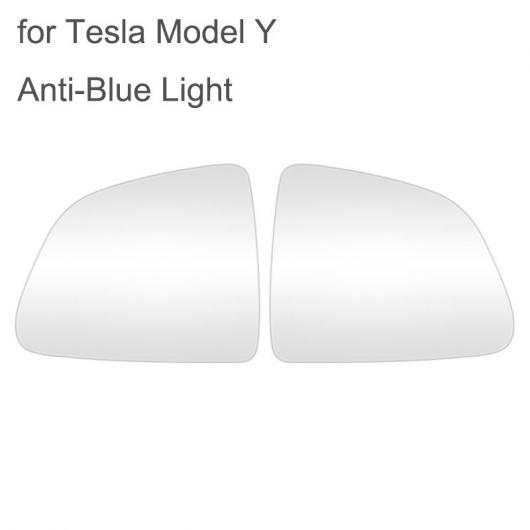バックミラー ミラー レンズ リバース ミラー 適用: テスラ/TESLA モデル Y/S/X/3 ワイド-アングル ラージ ビジョン レンズ ヒート リバース アンチブルーライト ホワイトレンズ モデルY AL-OO-1402 AL