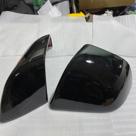 マット カーボンファイバー バック メッキ 適用: テスラ/TESLA モデル 3 サイド 装飾 バックミラー ミラー キャップ カバー アクセサリー ピアノブラック AL-OO-1627 AL