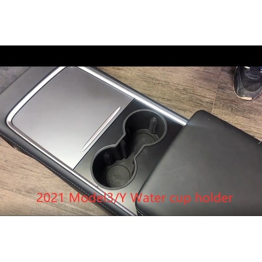 カップホルダー 適用: テスラ/TESLA モデル 3 センター アクセサリー ウォーター プルーフ コースター 適用: テスラ/TESLA モデル Y モデル3 2021 モデル3・Y ブラック AL-OO-1643 AL
