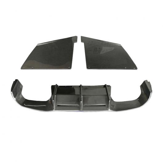 F87 リア バンパー リップ シャベル ディフューザー カーボンファイバー プロテクター ボディ キット エプロン 適用: BMW M2 F87 2015 アップ ブラック AL-OO-1974 ALの通販は