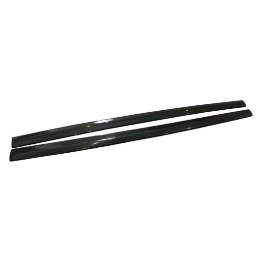2014-2018 リアル カーボンファイバー サイド スカート ドア エプロン ボディ キット 適用: アウディ/AUDI A3 S3 ブラック AL-OO-2215 AL