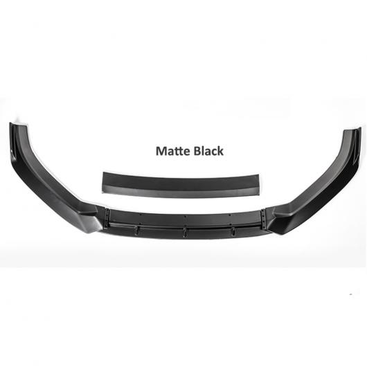 3セクション A3 フロント リップ バンパー ディフューザー スポイラー スプリッタ PP カーボンファイバー 適用: アウディ/AUDI A3 S3 S-ライン 2017-2019 マットブラック AL-OO-2217 ALの通販は