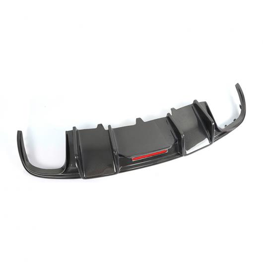 A4B8 カーボンファイバー リア リップ バンパー ディフューザー スポイラー LED ライト 適用: アウディ/AUDI A4B8 スタンダード 2009-2012 カーボン AL-OO-2220 AL