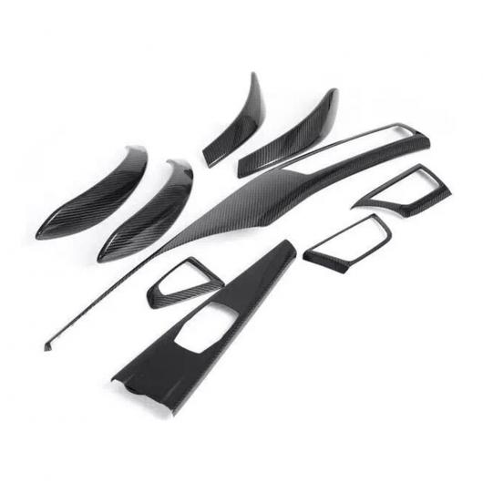 リアル ドライ カーボンファイバー ペースト タイプ インテリア モールディング パッチ トリム 装飾 適用: BMW 3シリーズ F30 F35 2013 + バージョン カーボン調 AL-OO-2550 ALの通販は