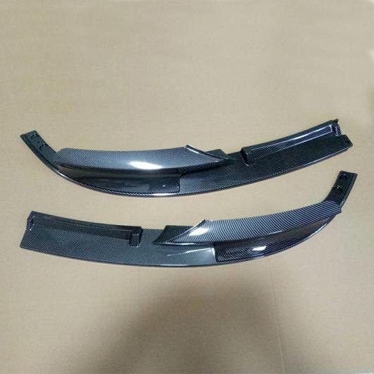 2ピース ABS フロント バンパー リップ チン シャベル スプリッタ エプロン 適用: BMW 3シリーズ F30 F35 2011-2019 チューニング カーボン調 AL-OO-2718 AL