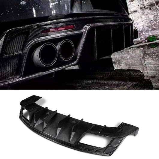 リアル カーボンファイバー リア バンパー リップ ディフューザー ボディ キット パーツ 適用: シボレー/CHEVROLET カマロ 2016-2018 チューニング スタイリング カーボン AL-OO-2731 ALの通販は