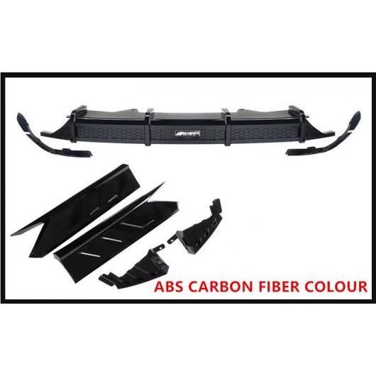 ABS カーボンファイバー リア バンパー トランク リップ スポイラー ディフューザー 適用: ホンダ アコード 2018 2019 2020 オール ABS の通販は