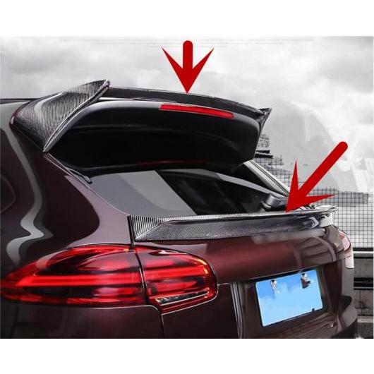 リアル カーボンファイバー リア ウイング トランク リップ ルーフ スポイラー 適用: ポルシェ/PORSCHE カイエン 958.2 2015 2016 2017 タイプC AL-OO-3285 AL