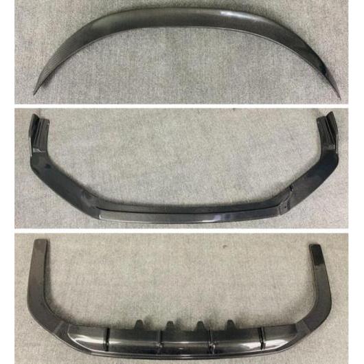 リアル カーボンファイバー フロント バンパー リップ スポイラー リア トランク ディフューザー サイド ボディ スカート 適用: レクサス ES ES200 リップ ディフューザー スポイラー AL-OO-3320 ALの通販は 720,750円