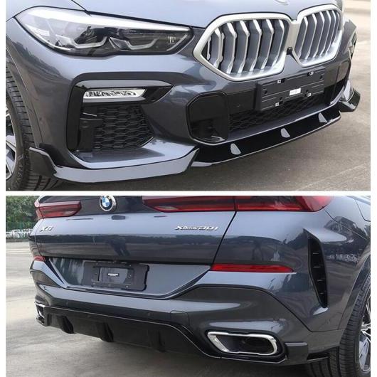 ABS ブラック フロント バンパー リップ スポイラー リア トランク ディフューザー サイド ボディ スカート 適用: BMW X6 G06 2019 2020 2021 2022 フロント リア AL-OO-3478 ALの通販は 186,230円