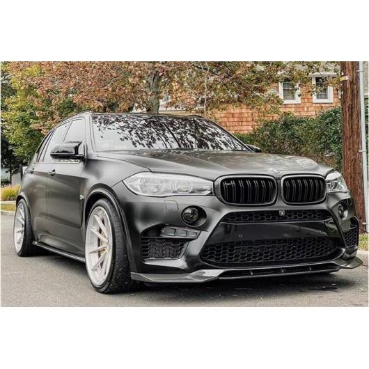 カーボンファイバー フロント リア バンパー リップ スポイラー トランク ディフューザー カバー 適用: BMW X5M F85 2014-2018 フロント リップ AL-OO-3486 AL