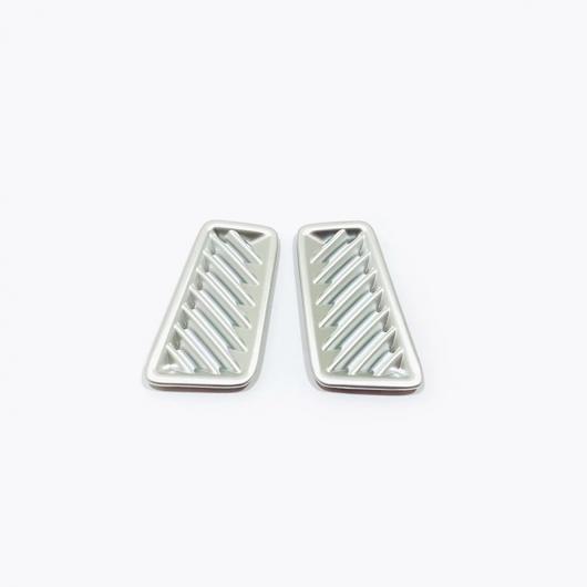 AL 適用: トヨタ RAV4 2019 2020 エア コンディション 左 右 スモール 通気口 フレーム カバー シルバー AL-OO-3633