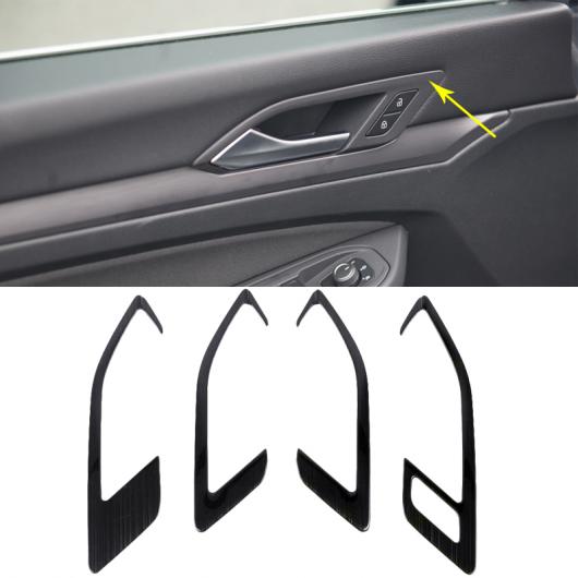 インテリア アクセサリー 適用: フォルクスワーゲン/VOLKSWAGEN VW ゴルフ 8 MK8 2020 2021 左ハンドル用 ドリンクホルダー カバー 通気口 トリム ウインドウ リフト スイッチ パネル タイプ002 AL-OO-4588 AL