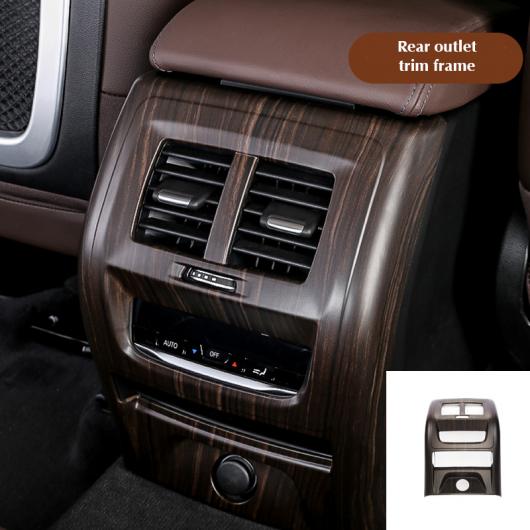 インテリア 木目調 適用: BMW X3 X4 G01 G02 ドア センター コンソール ギア フィルム セントラル エアコン ナビゲーション フレーム トリム タイプ004 AL-OO-4599 AL