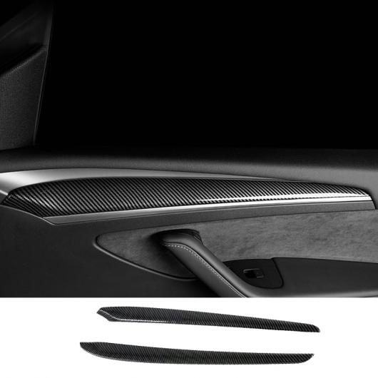 テスラモデル3およびモデルy 2017-2021用のカーボンファイバーパネル 車内アクセサリー 中央制御 カーボンファイバー製車サイドドアミラーカバー テスラ モデル3 モデル