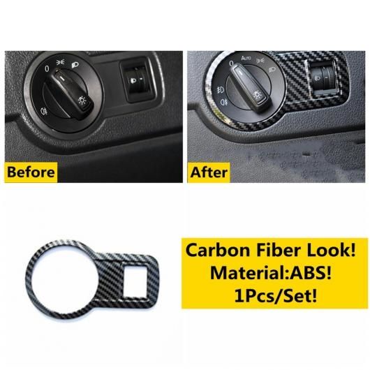 カーボンファイバー アクセサリー 適用: VW フォルクスワーゲン/VOLKSWAGEN ポロ 2014-2018 ウインドウ リフト ヘッド ライト ボタン ダッシュボード エア AC 吹き出し口 カバー トリム タイプB AL-OO-5051 ALの通販は 7,603円