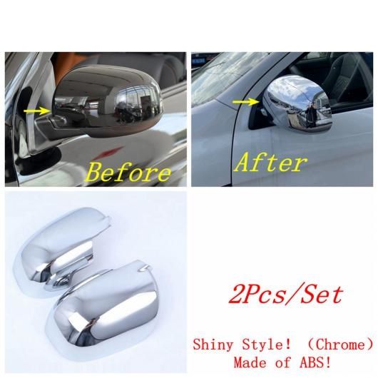 サイド ドア バックミラー サイド ミラー キャップ カバー トリム 適用: 三菱 ASX 2020 2021 ABS クローム/カーボンファイバー エクステリア アクセサリー クローム AL-OO-5054 ALの通販は