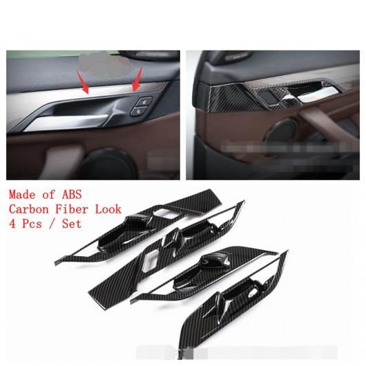 適用: BMW X1 F48 20i 25i 2016-2021 リード ライト ヘッド ランプ ダッシュボード エア AC パネル カバー トリム カーボンファイバー インテリア アクセサリー タイプE AL-OO-5069 AL