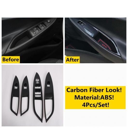カーボンファイバー アクセサリー ダッシュボード エア AC ウインドウ リフト ギア パネル ハンドル ボウル カバー トリム 適用: シボレー/CHEVROLET キャバリエ オニキス 2019-2021 タイプA AL-OO-5080 ALの通販は