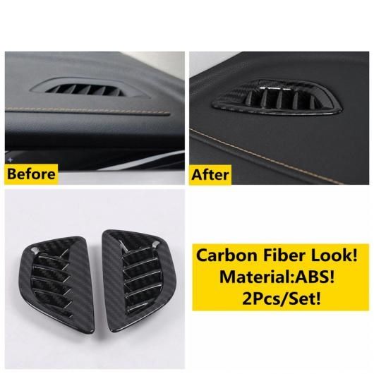 AL ギア パネル AC 通気口 ウインドウ リフト ヘッド ライト ストレージ ボックス フレーム カバー トリム カーボンファイバー タイプG AL-OO-5082