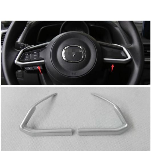 適用: MAZDA6 2019-2021 ステアリング ホイール ギア 装飾 ストリップ カバー キット トリム ABS レッド/マット/カーボンファイバー インテリア アクセサリー マット AL-OO-5118 ALの通販は 6,623円