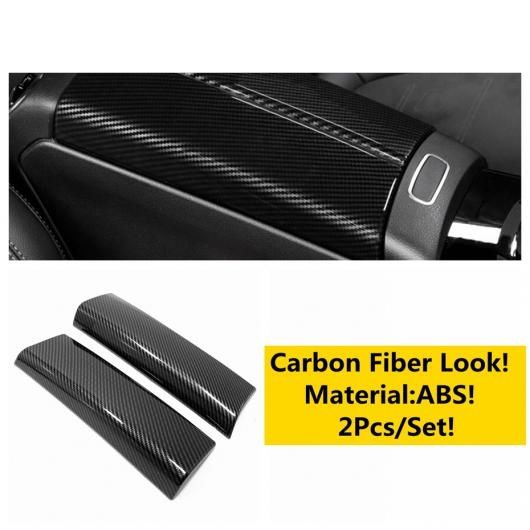 セントラル アームレスト ストレージ ボックス カバー キット トリム ABS アクセサリー 適用: メルセデス ベンツ A クラス W177 V177 A180 A200 A220 A250 2019-2022 カーボン調 AL-OO-5136 AL