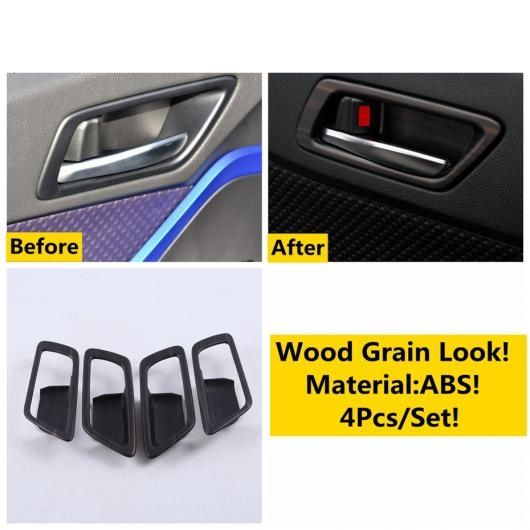 リード ライト エア AC 吹き出し口 ドア ストリップ ウインドウ リフト ピラー A フレーム カバー トリム 適用: トヨタ C-HR CHR 2016-2022 木目調 アクセサリー タイプE AL-OO-5157 AL