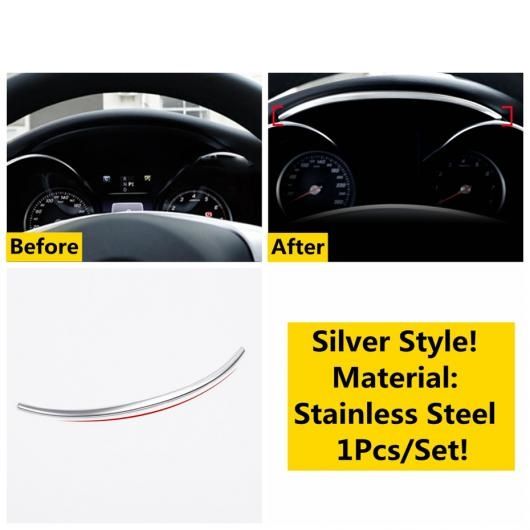 ダッシュボード ストリップ リード ライト ランプ カバー トリム 適用: メルセデス ベンツ C クラス W205 GLC X253 GLC300 2015-2021 ステンレス スチール アクセサリー タイプF AL-OO-5256 AL