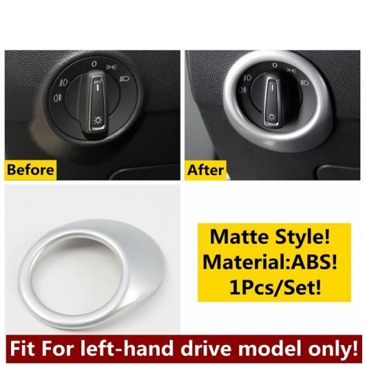 AL 適用: VW フォルクスワーゲン/VOLKSWAGEN T-ROC T ROC 2018-2021 ヘッド ライト ランプ ヘッドライト アジャスター スイッチ 装飾 カバー マット AL-OO-5272